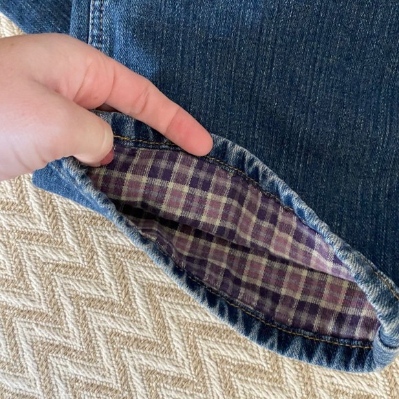 Carhartt Women’s Flannel Lined Straight Leg Relaxed Fit Jeans - Picture 7 of 8